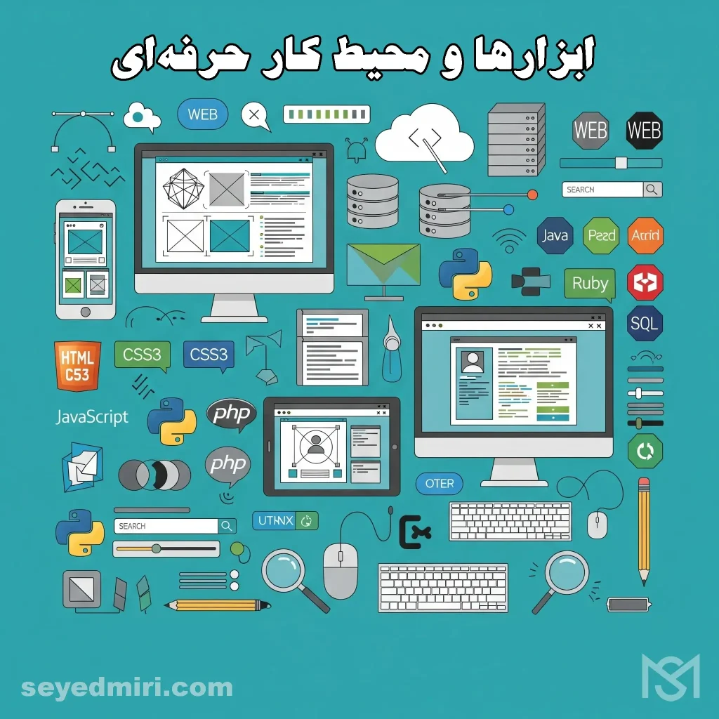 ابزارها و محیط کار حرفه‌ای